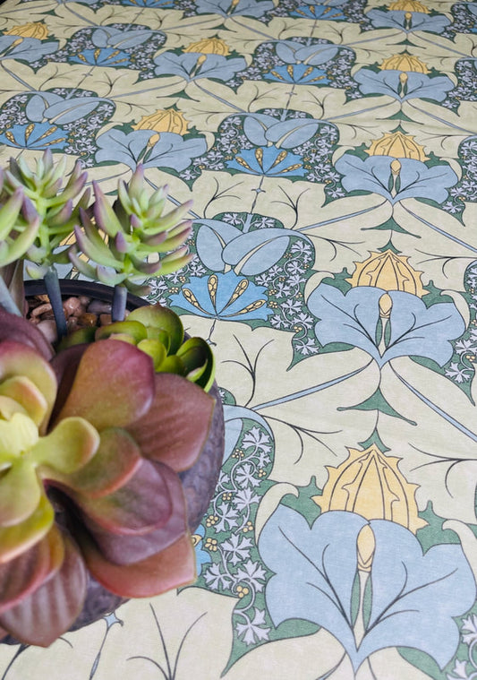 The Wykehamist Fabric - Lemon & Thyme