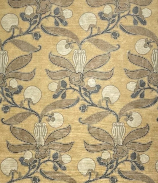 Passion Flower Grasscloth