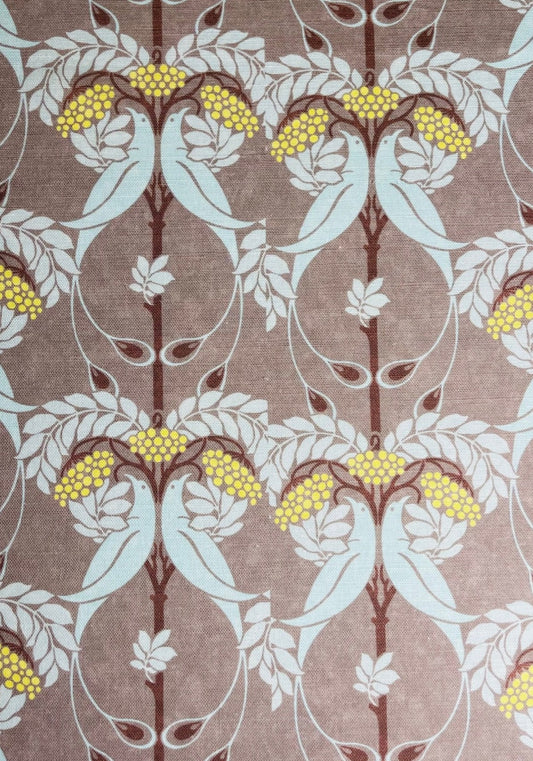 Rowan Tree Fabric - Aqua