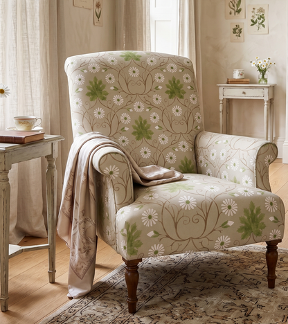 Perrycroft Scroll Fabric - Green