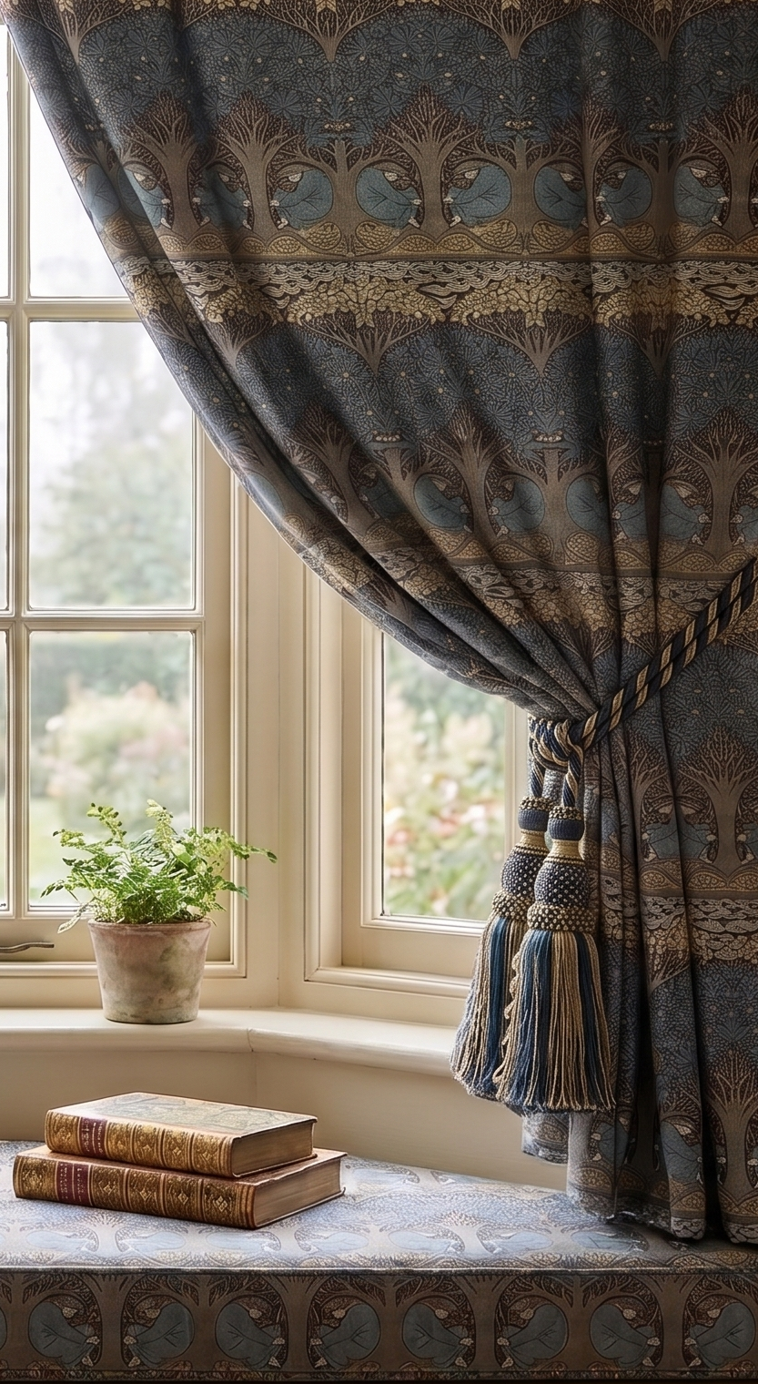 The Minstrel Fabric - Midnight Blue