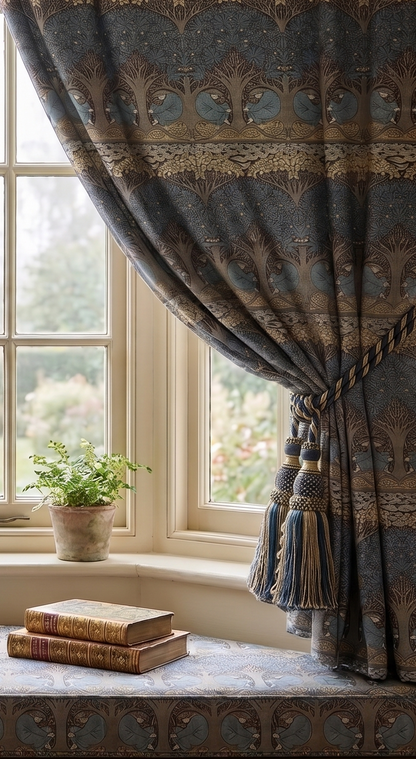 The Minstrel Fabric - Midnight Blue