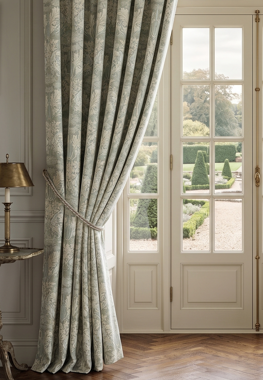 Donegal Fabric - Chalk & Ecru