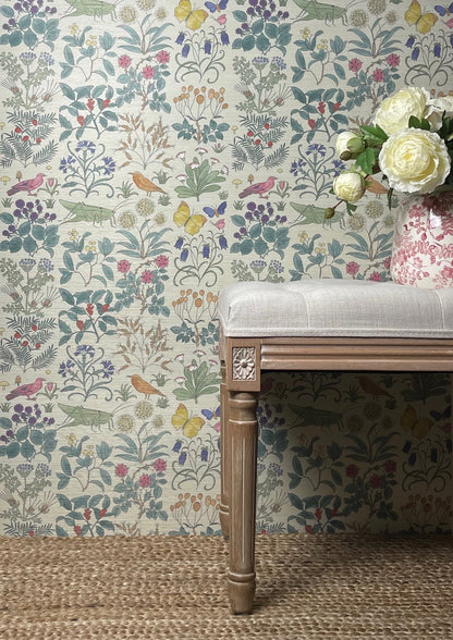 Apothecary's Garden Grasscloth