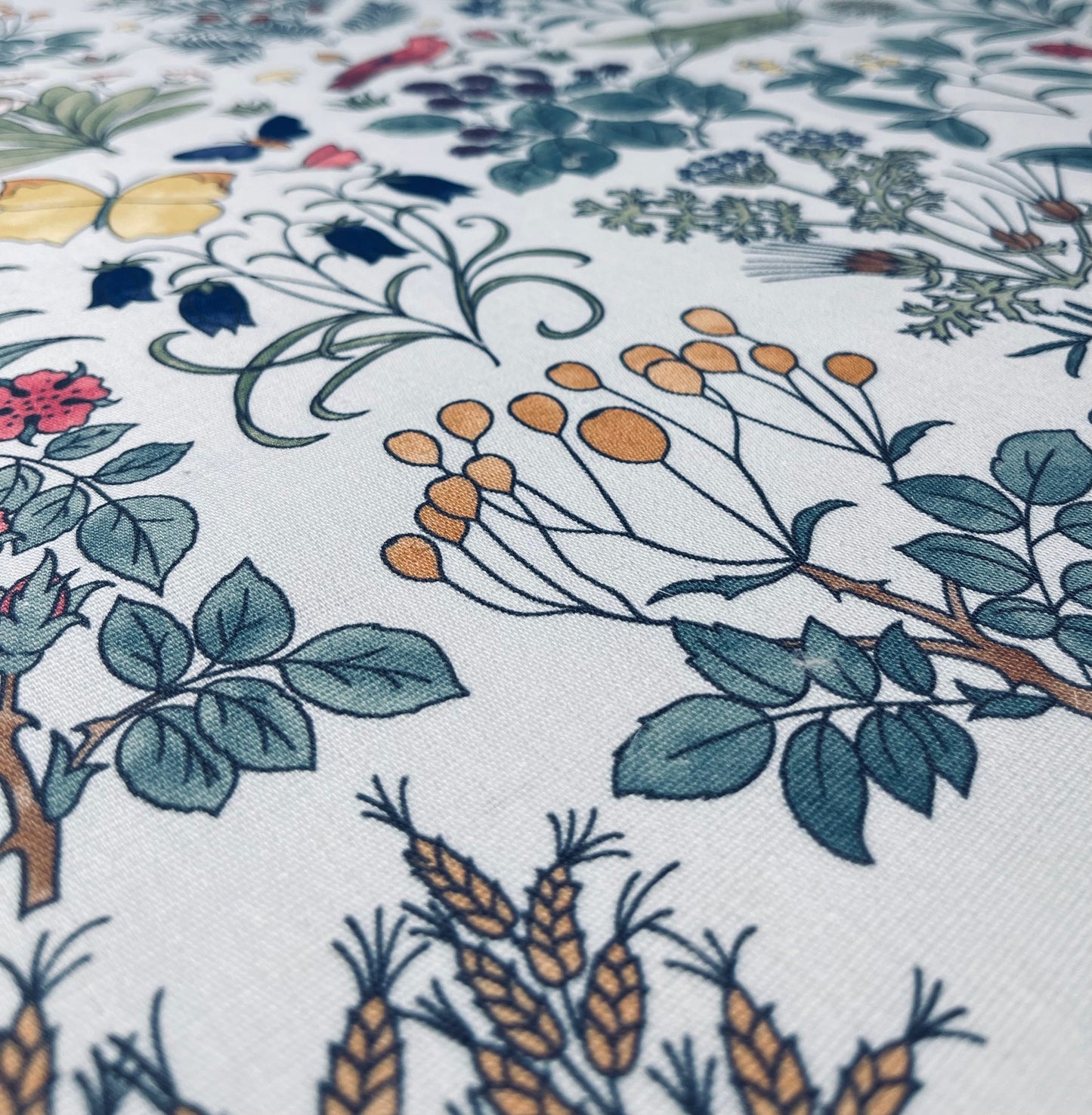 Apothecary's Garden Fabric - Blue Skies