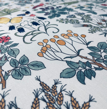Apothecary's Garden Fabric - Blue Skies