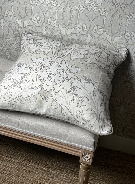 Donegal Cushion - Chalk & Ecru