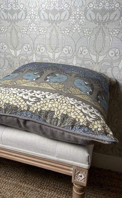 The Minstre Cushion - Midnight Blue