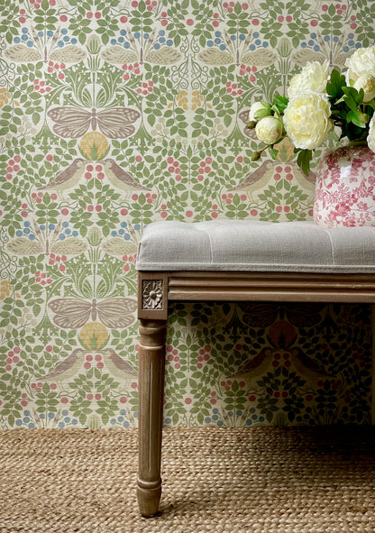 Natural Butterfly Grasscloth