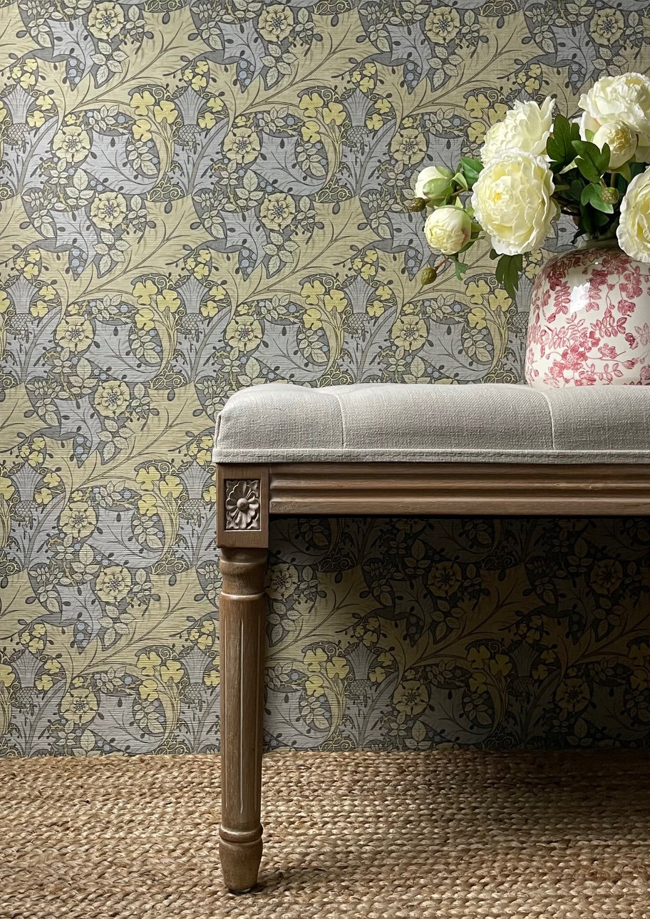 Tudor Rose Grasscloth