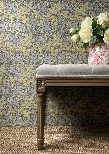 Tudor Rose Grasscloth