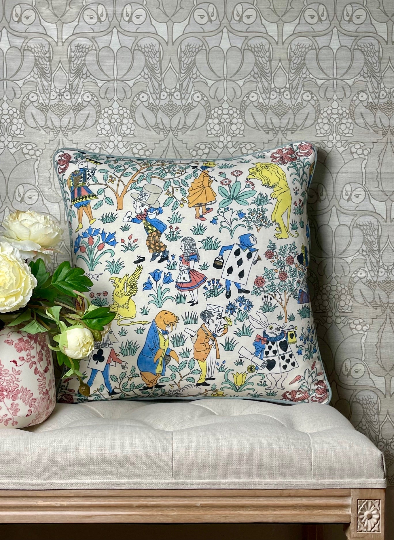 Alice in Wonderland Cushion - Original