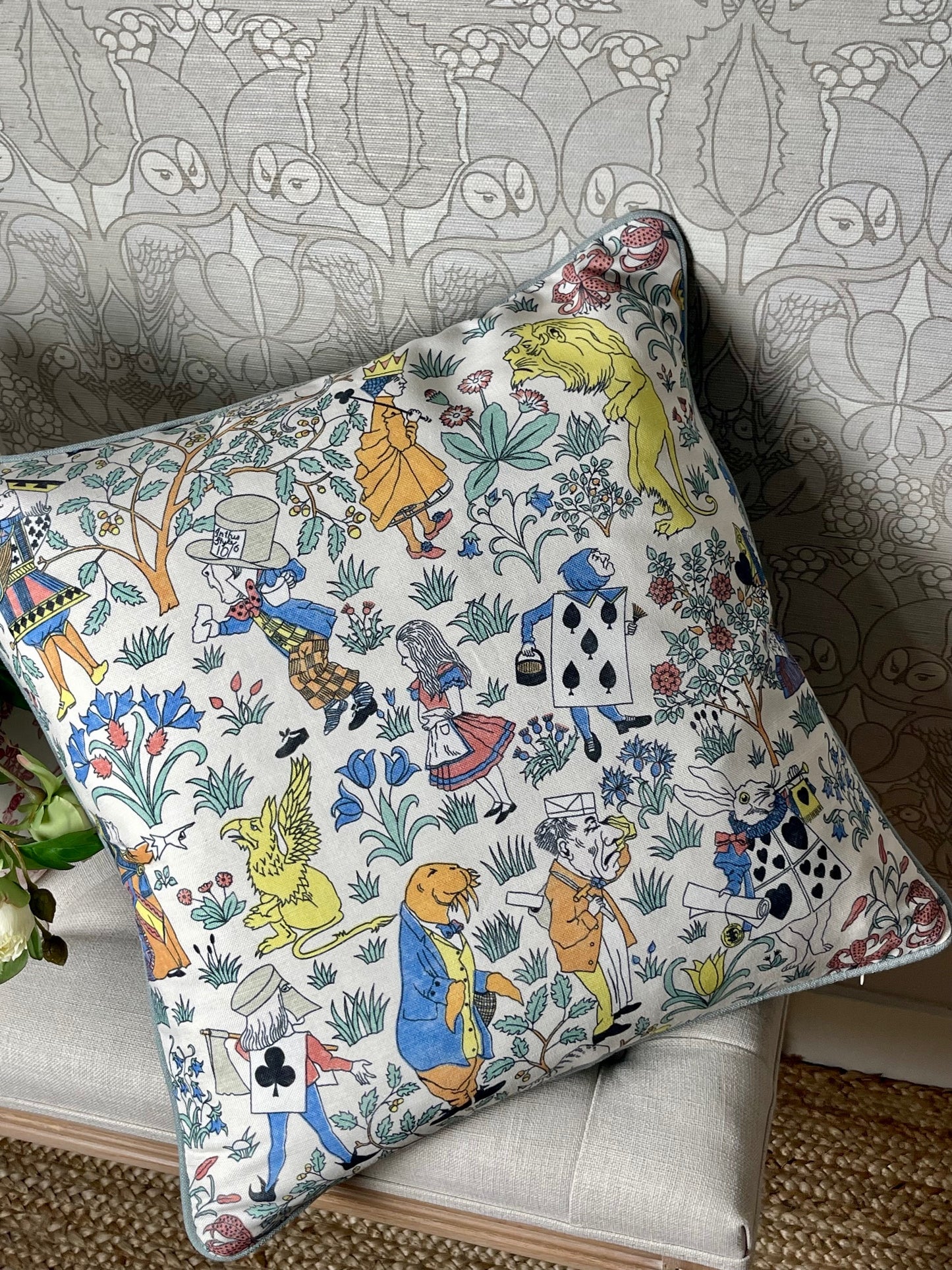 Alice in Wonderland Cushion - Original