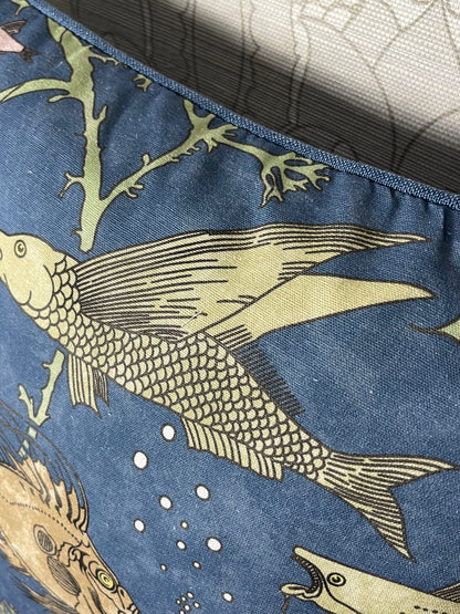 John Dory Cushion - Deep Blue