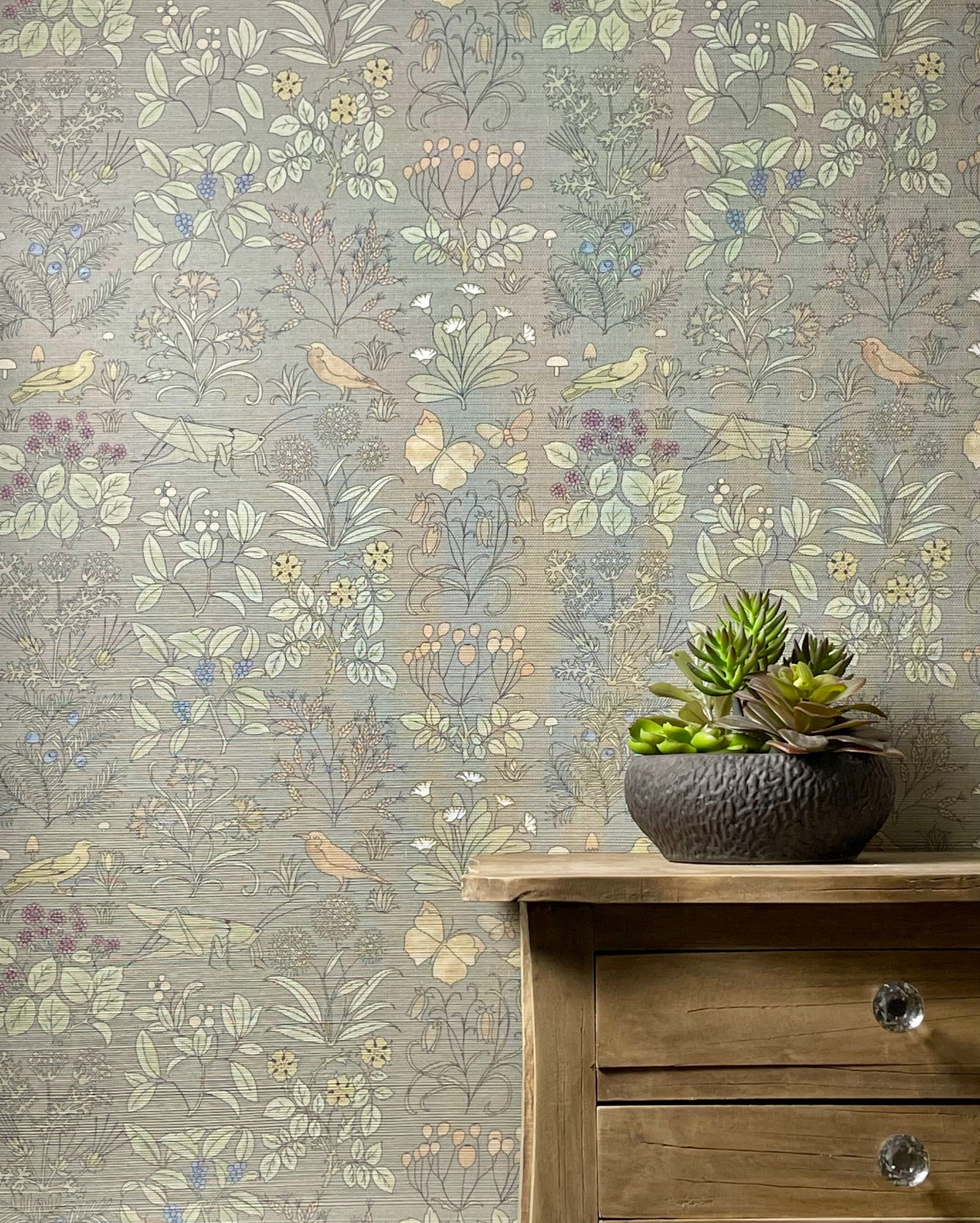 Apothecary's Garden Grasscloth