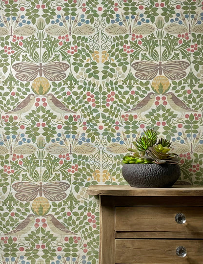 Natural Butterfly Grasscloth