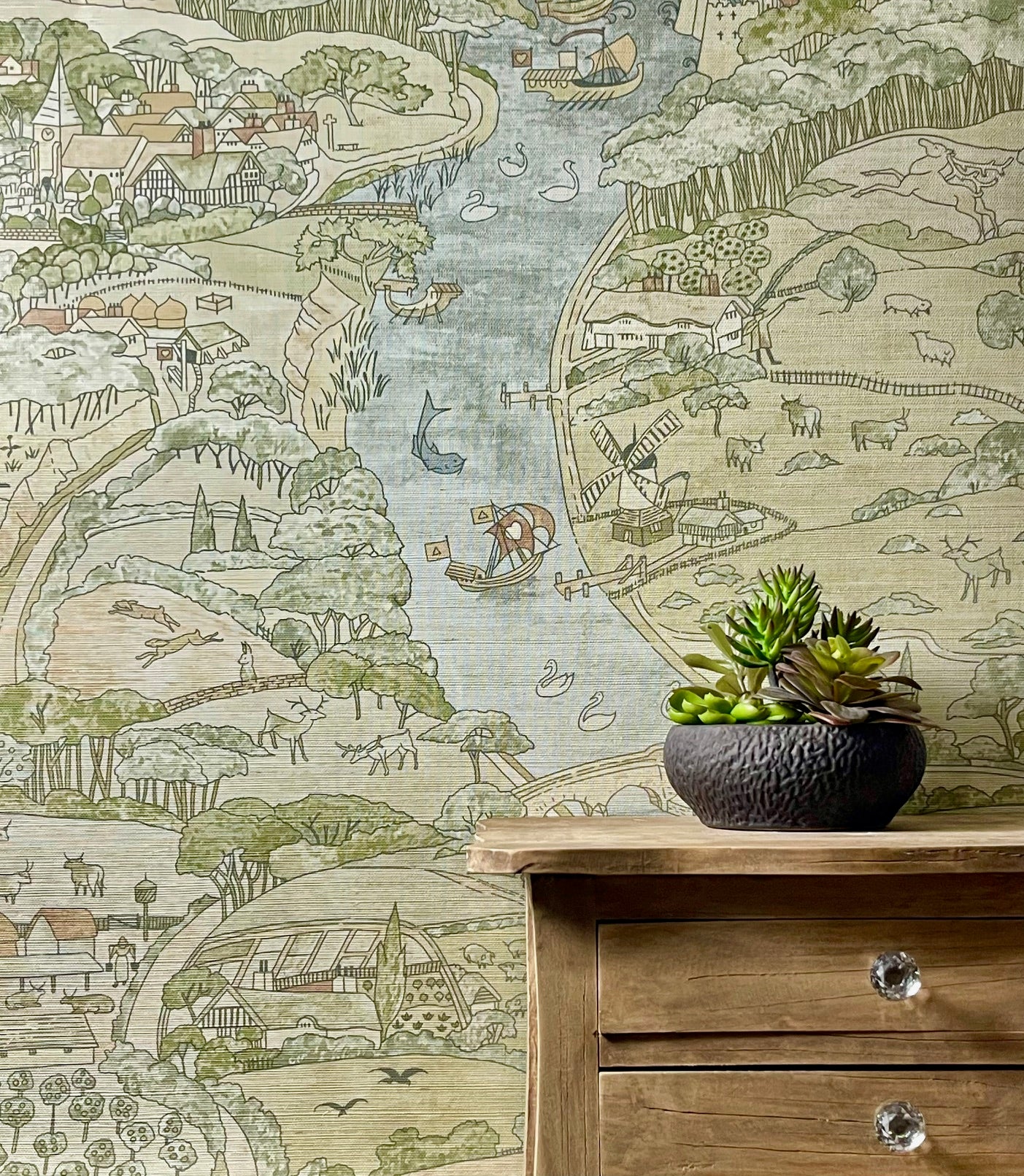 The River Grasscloth