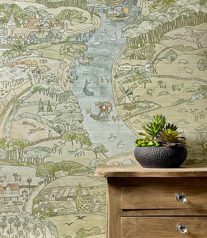 The River Grasscloth