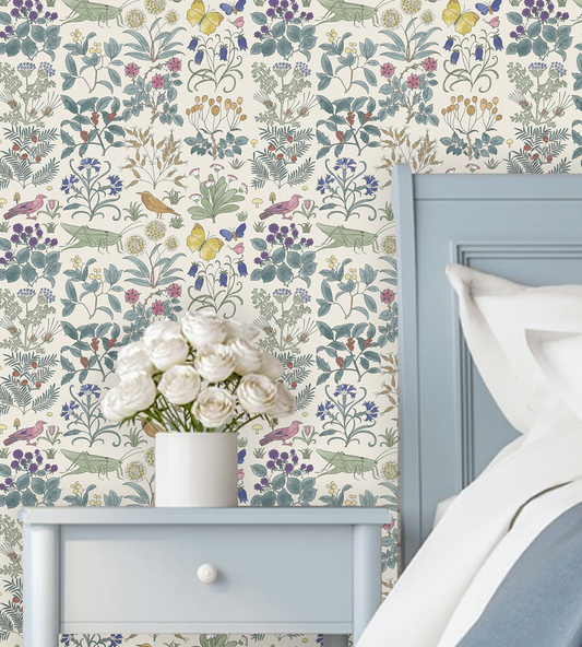Apothecary's Garden Wallpaper