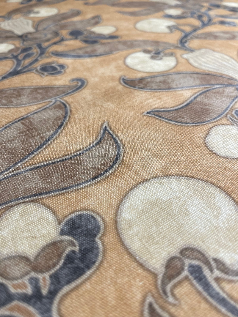 Passion Flower Fabric - Taupe & Sisal