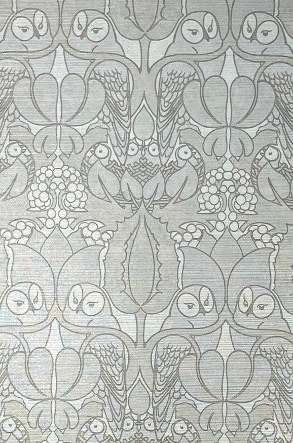 Natural Owl Grasscloth