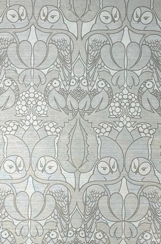Natural Owl Grasscloth