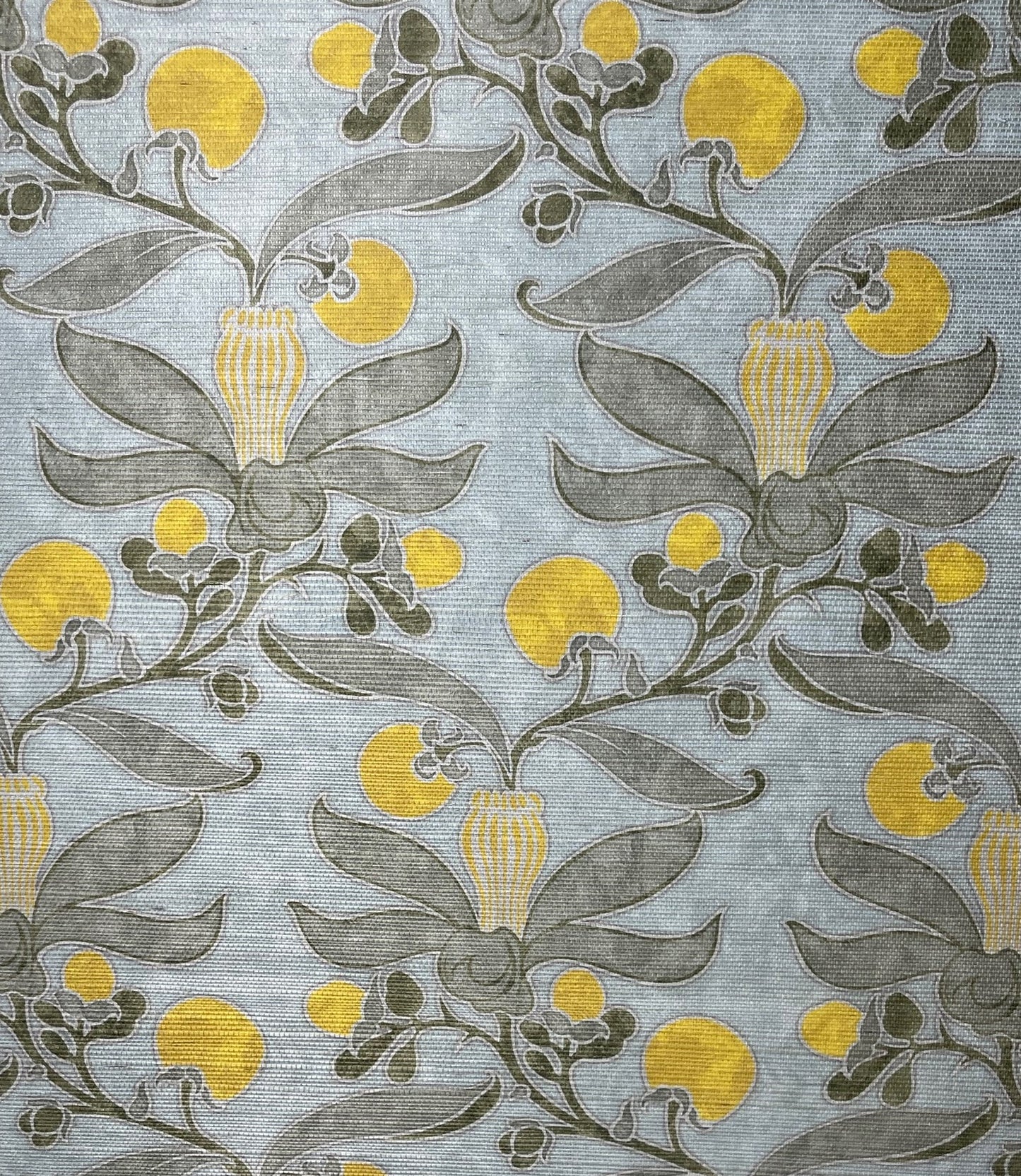 Passion Flower Grasscloth