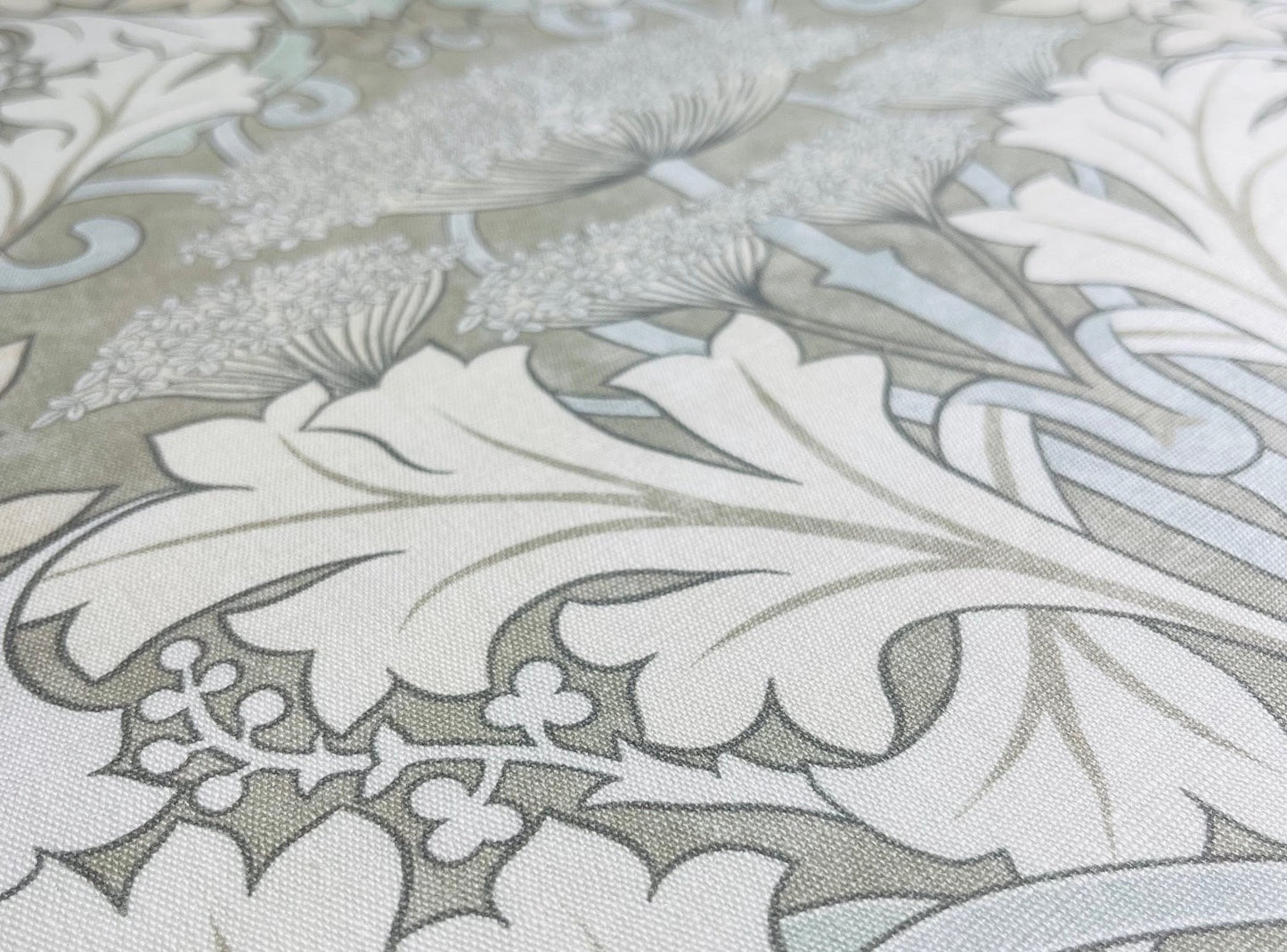 Donegal Fabric - Vellum on Taupe