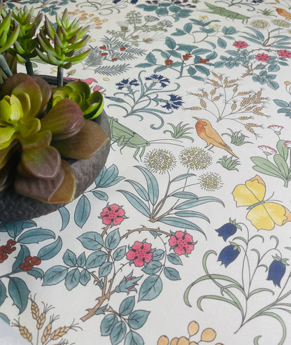Apothecary's Garden Fabric - Chalk White