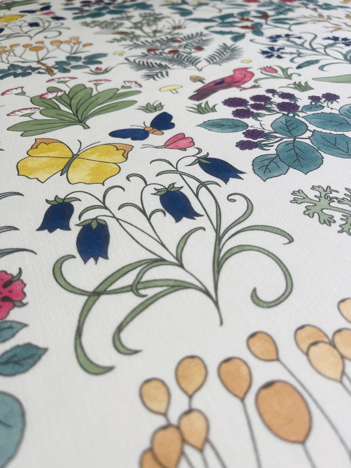 Apothecary's Garden Fabric - Chalk White