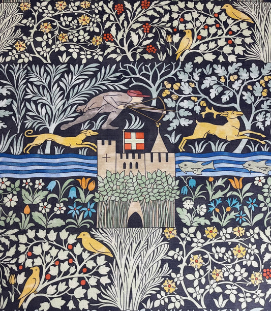 The Huntsman Fabric - Charcoal