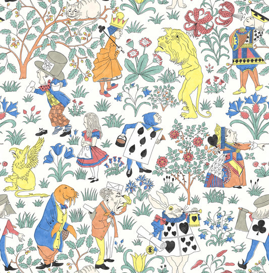 Alice in Wonderland Fabric - Original