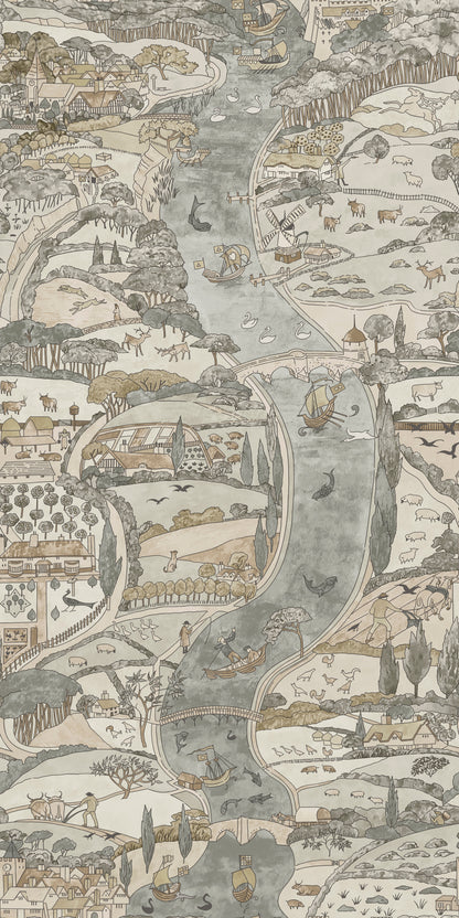 Natural River Wallpaper