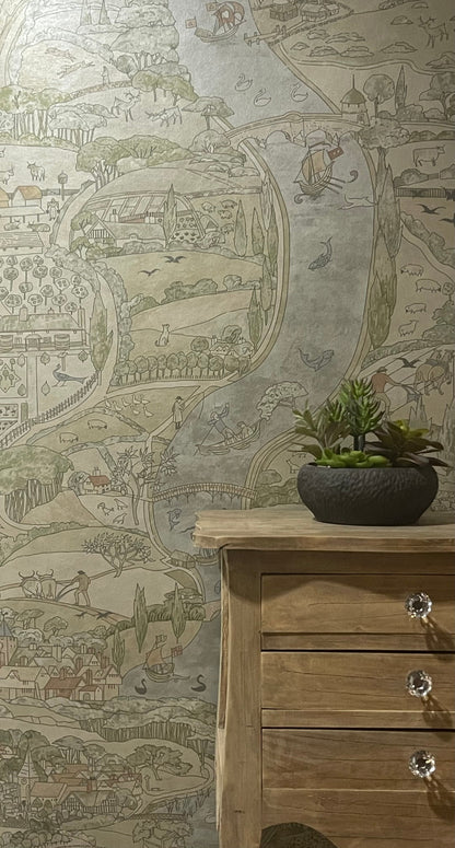 Natural River Wallpaper