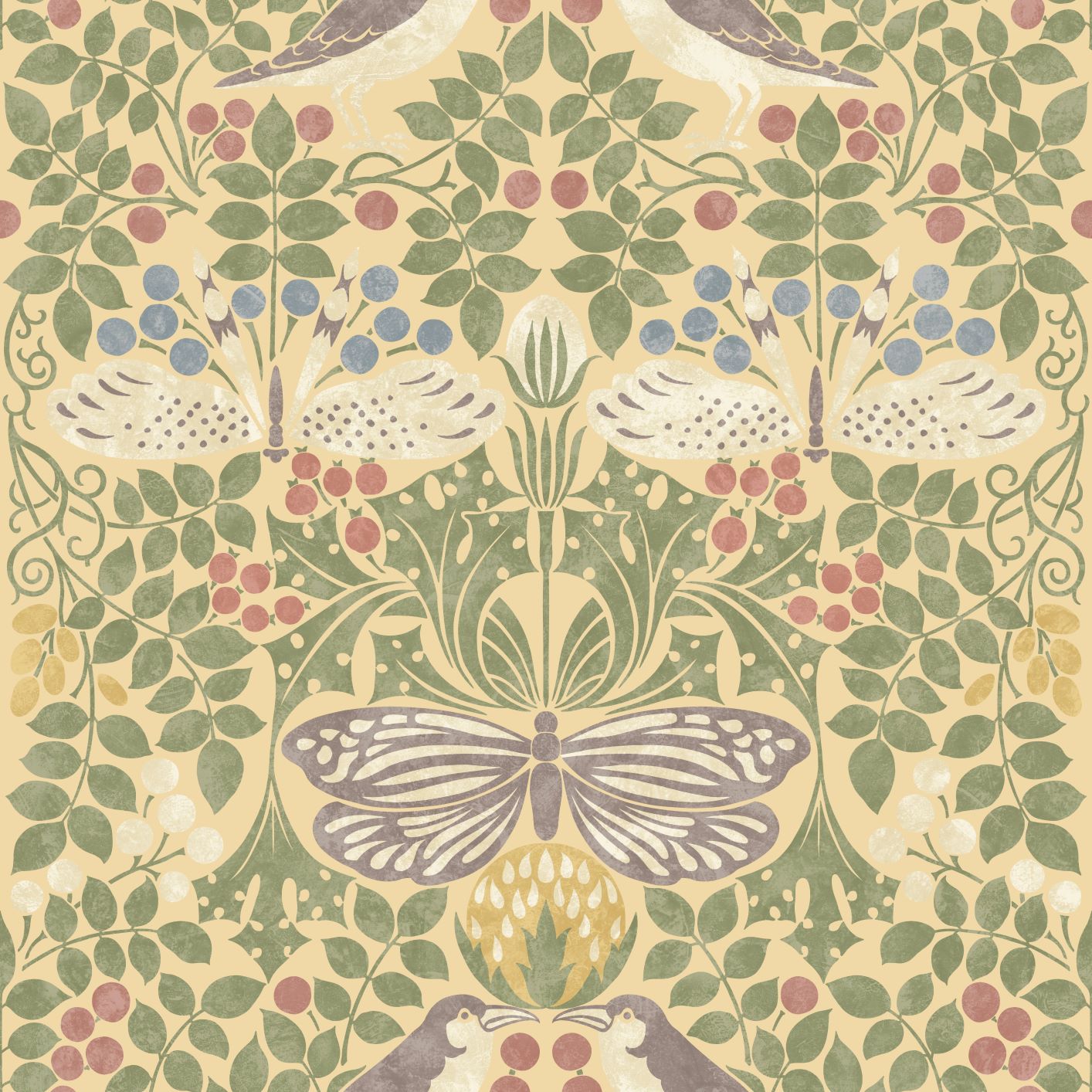 Natural Butterfly Wallpaper