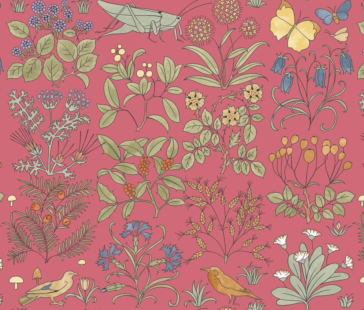 Apothecary's Garden Wallpaper