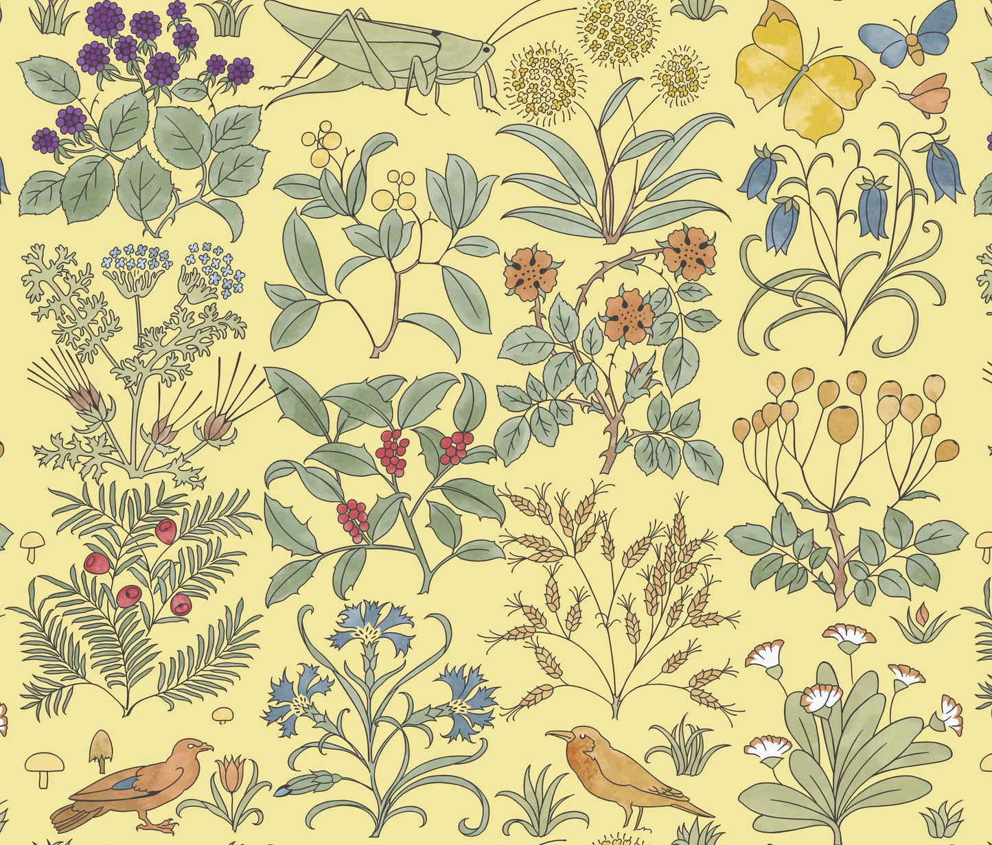 Apothecary's Garden Wallpaper