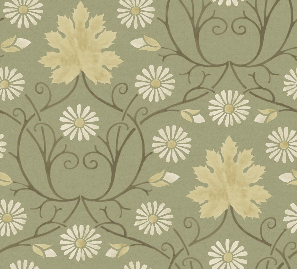 Perrycroft Scroll Wallpaper