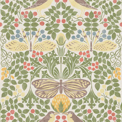 Bird & Butterfly Wallpaper