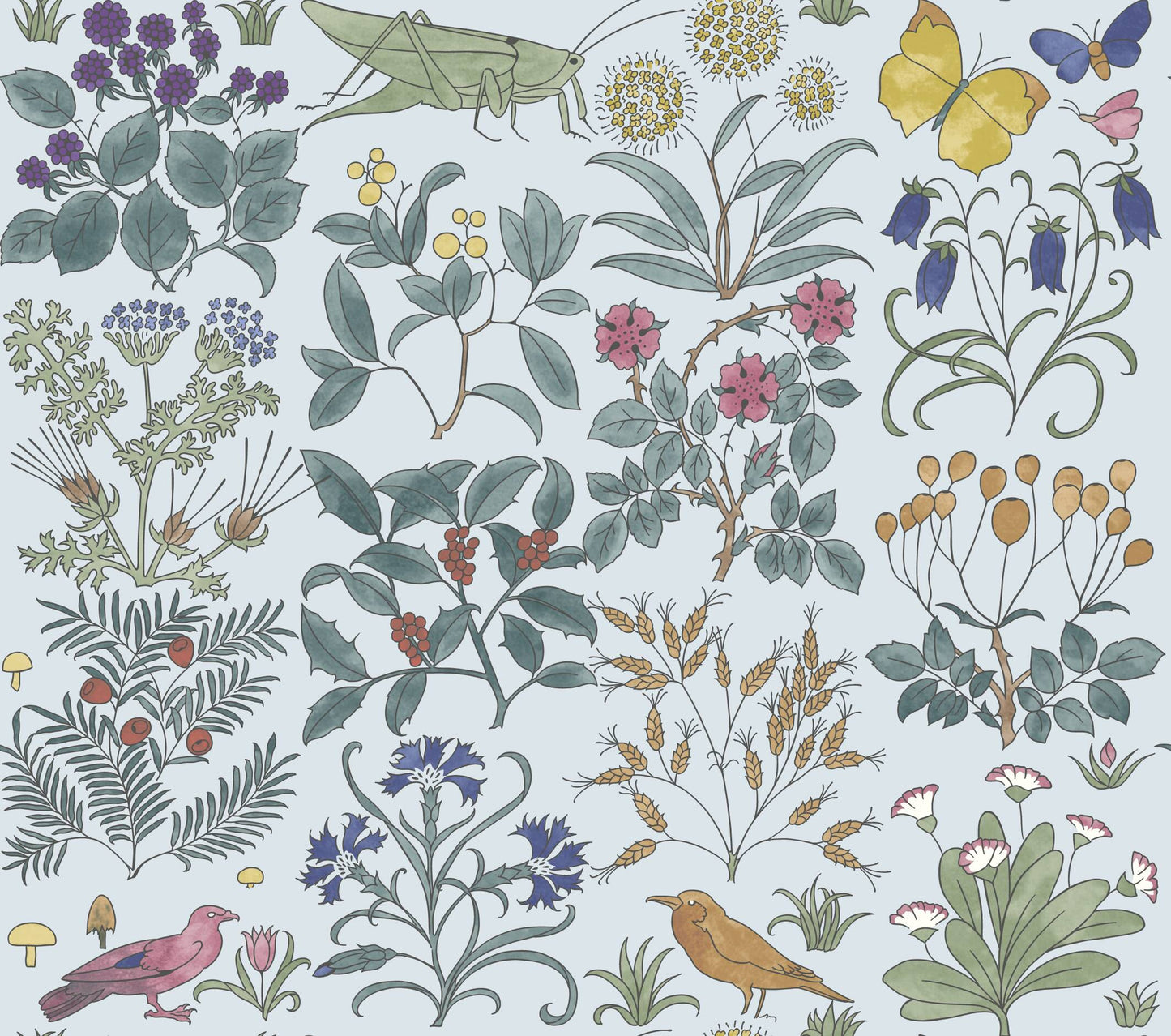 Apothecary's Garden Wallpaper