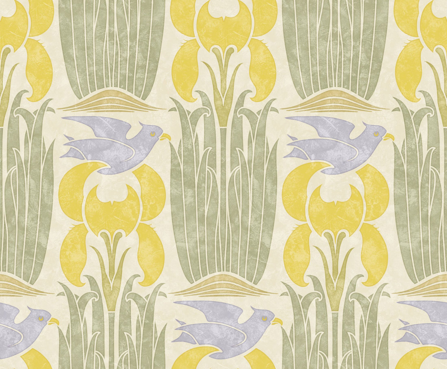 The Merle Fabric - Yellow & Blue