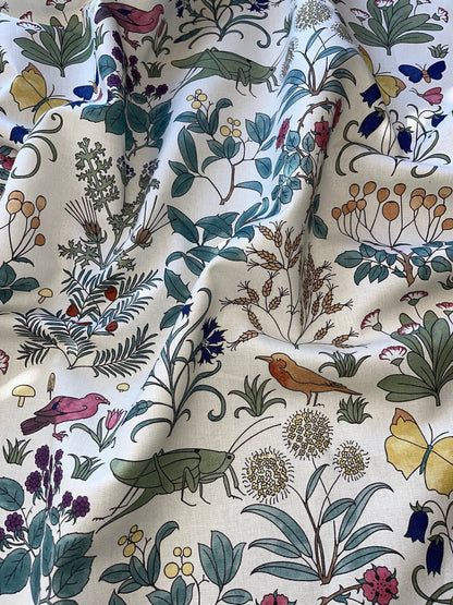 Apothecary's Garden Fabric - Chalk White